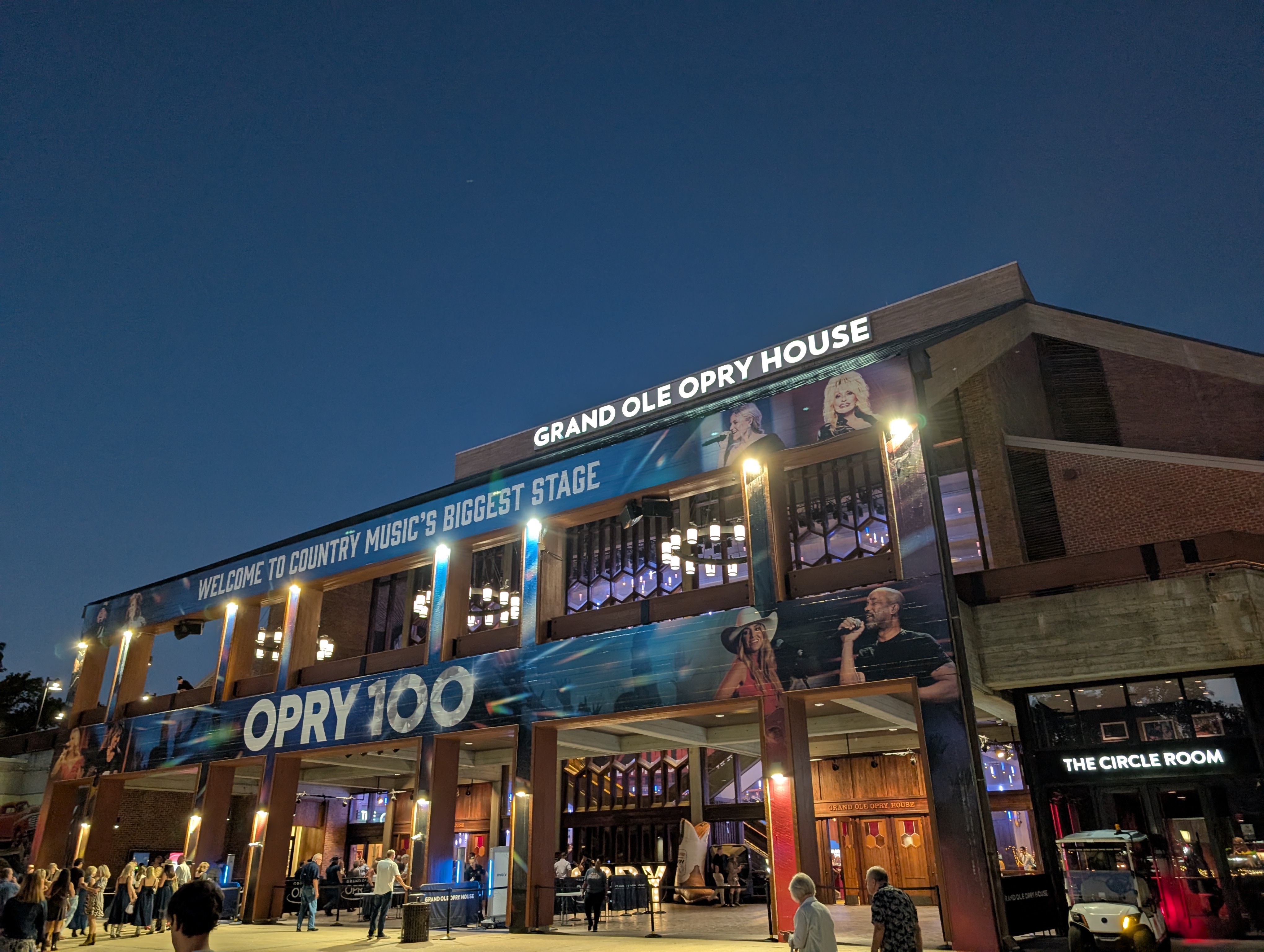 Outside the legendary Grand Ole Opry